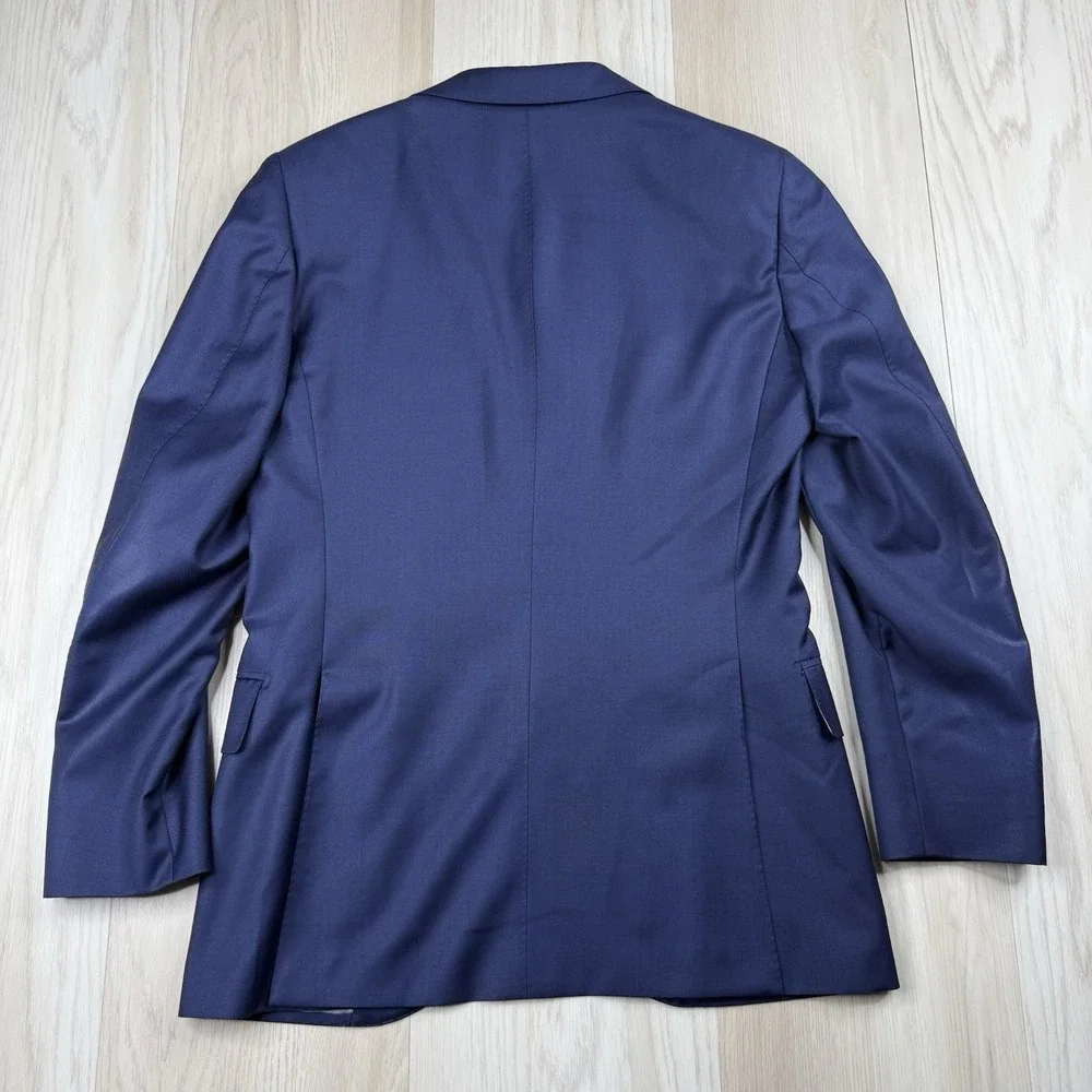 Suitsupply JABAO 2 Button Suit Blue Wool Vitale Barberis Canonico Mens Size 36R